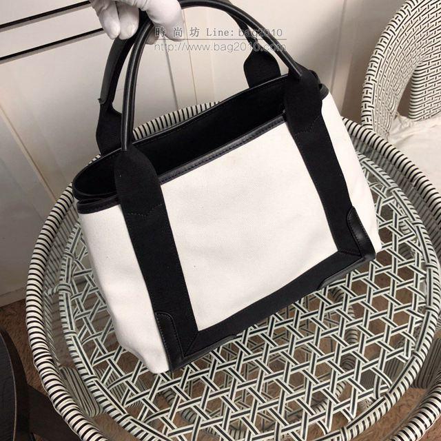 Balenciaga女包 巴黎世家新版爆款 帆布字母包 新版一行字 中號手提包  csbl1165